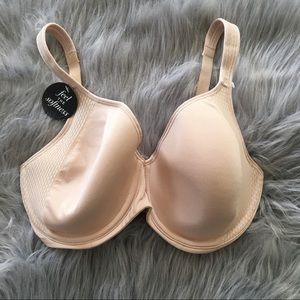 NWT New Bali 34DD Bra Nude 3 Hook Soft